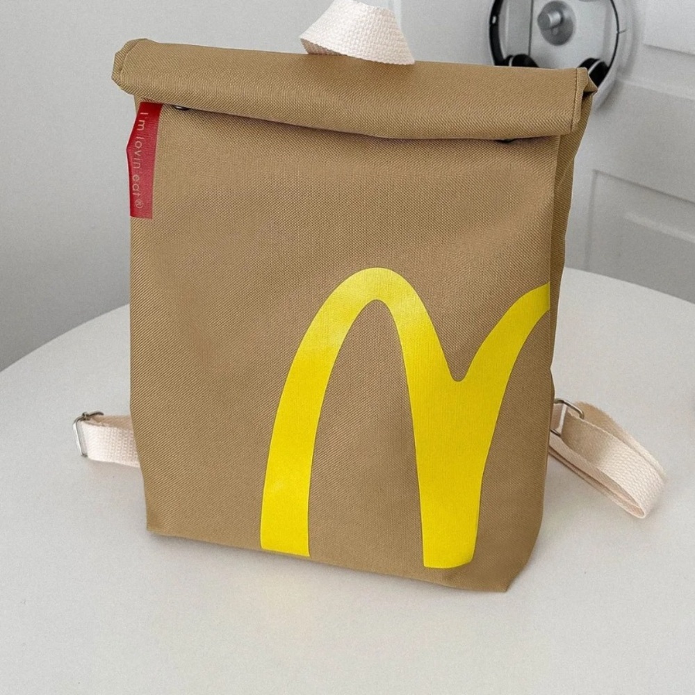 McDonald’s bag backpack novelty